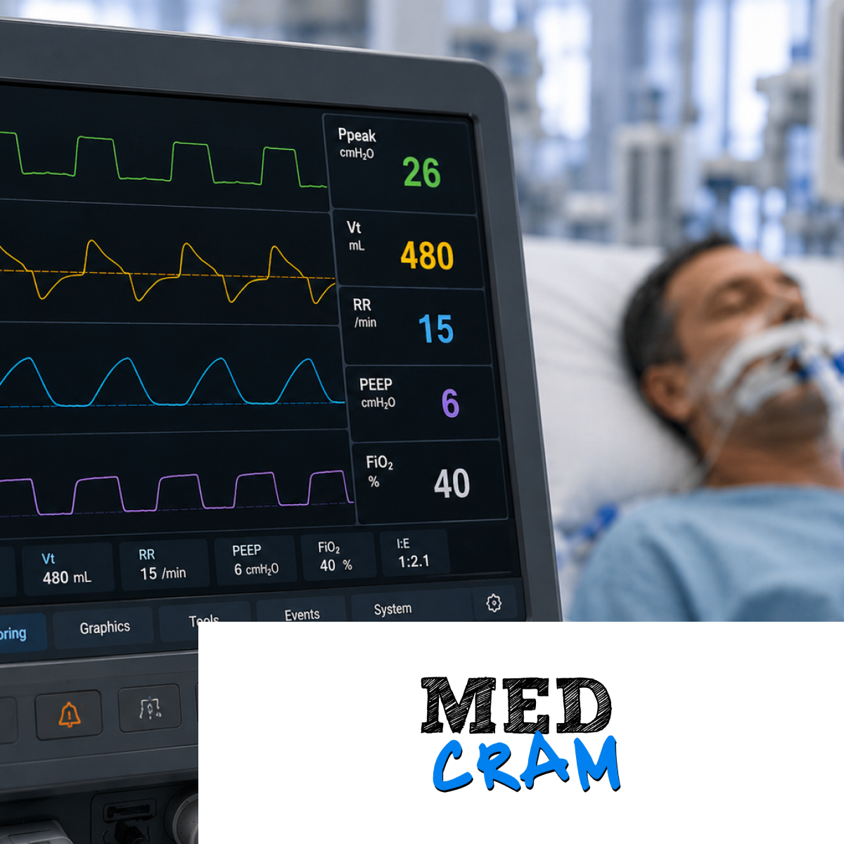 MedCram: Mechanical Ventilation Pearls Explained Clearly